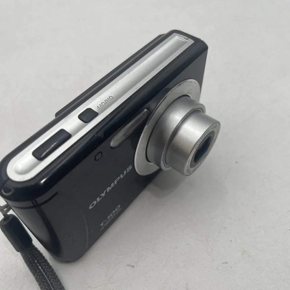 Olympus T-100 12.0MP Digital Camera 3X Zoom+New Battery-TESTED